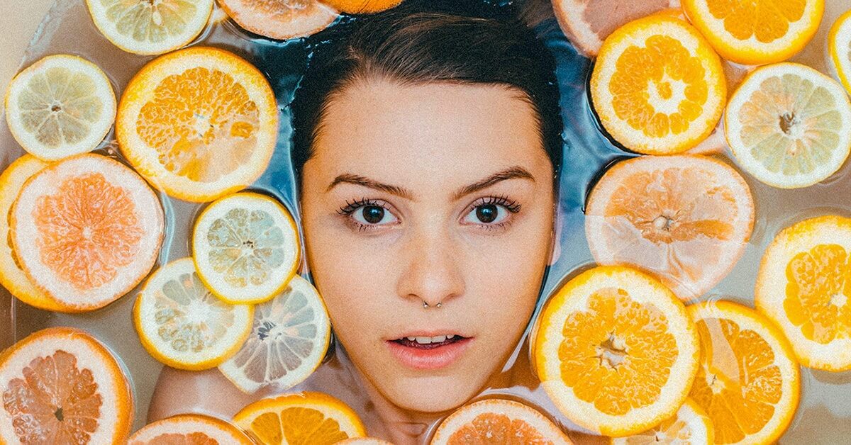 Applying a Vitamin C Serum